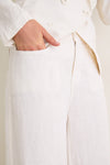 Vintage White Amara High Rise Wide Leg