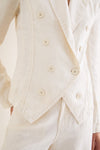 Vintage White Emerson Structured Blazer