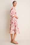 Tan Multi Textured Jungle Toile Serafine Dress