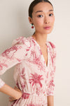 Tan Multi Textured Jungle Toile Serafine Dress