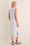 Light Grey Marl Kyler Tank Midi Dress