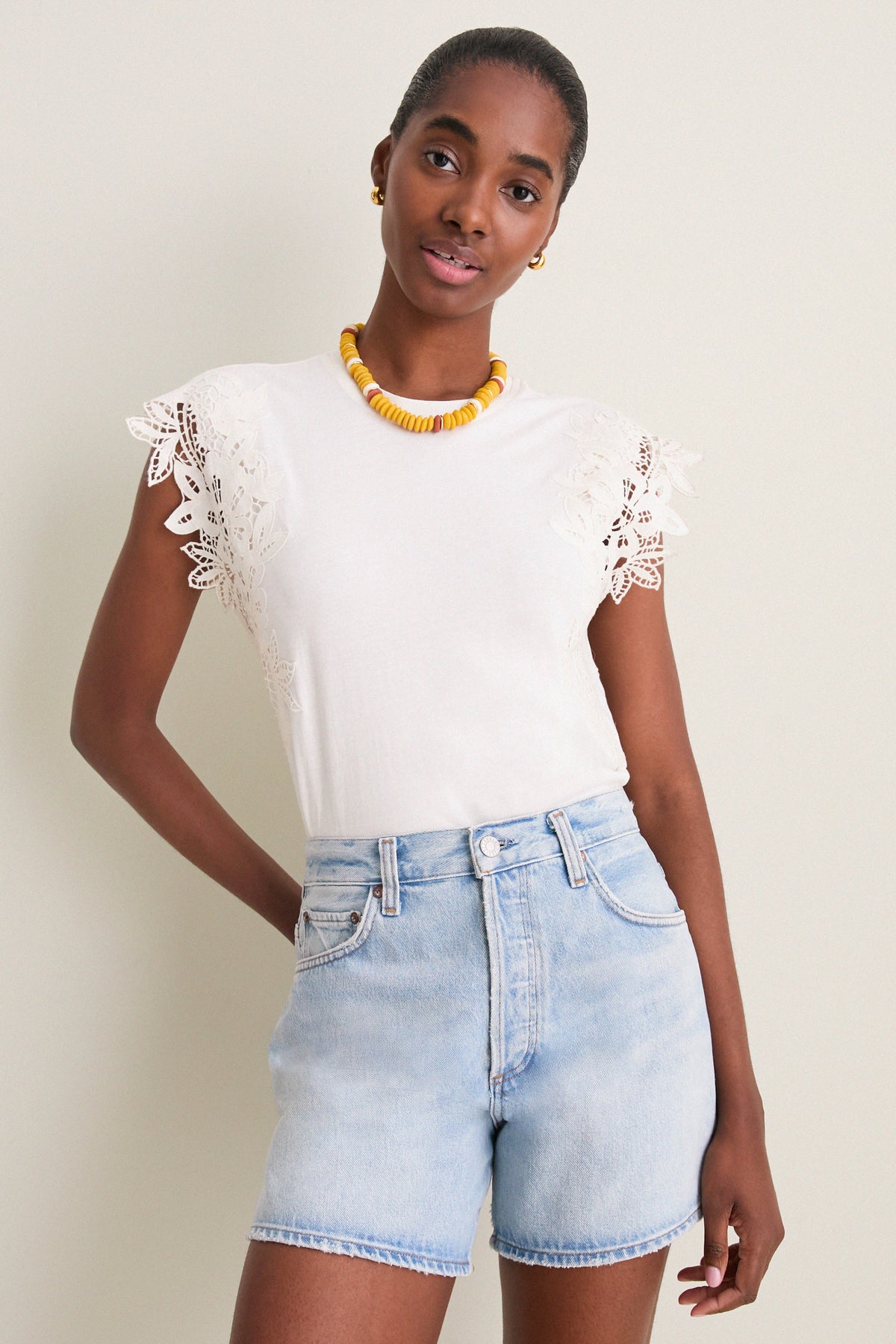 Cream Gwen Tee