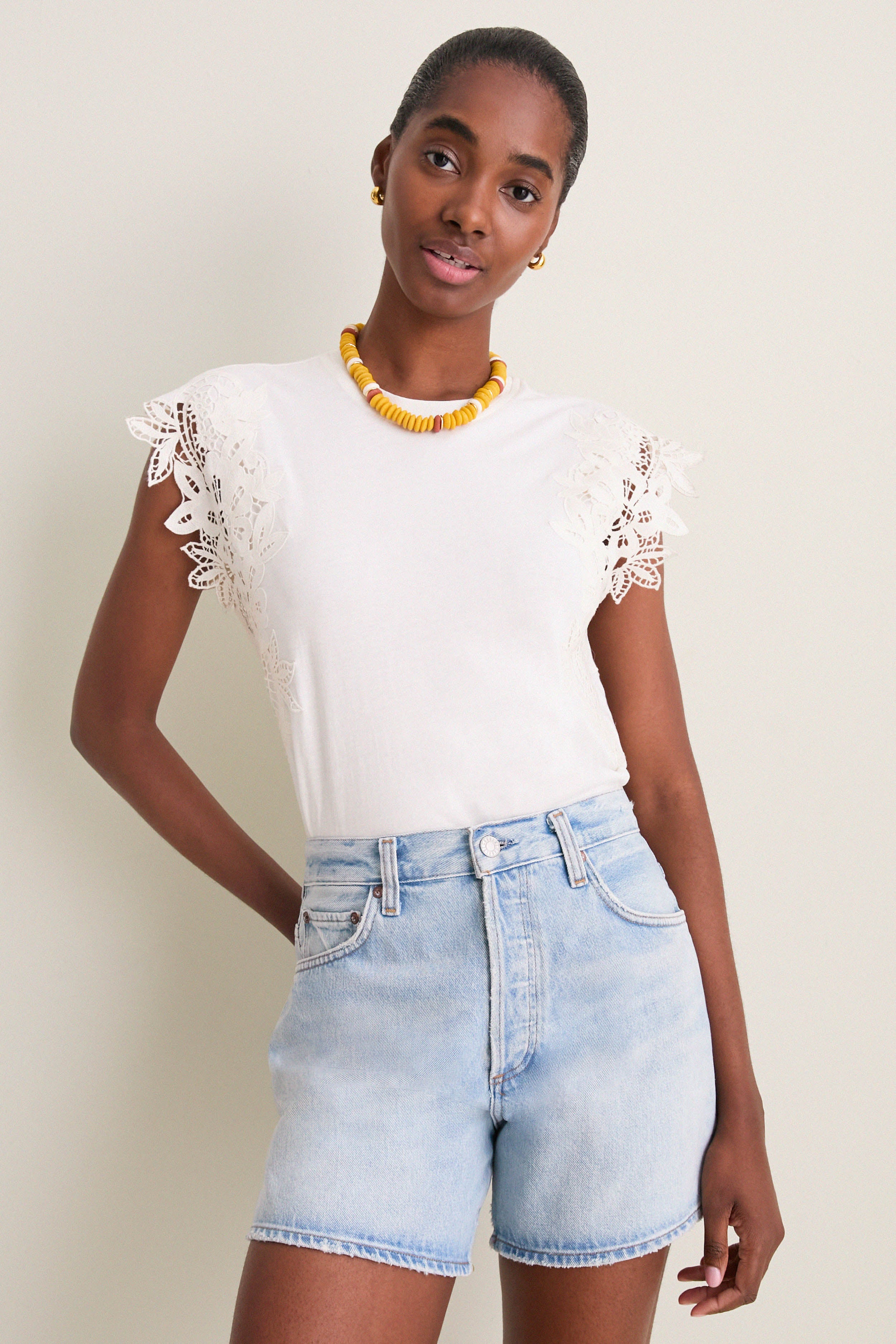 Cream Gwen Tee