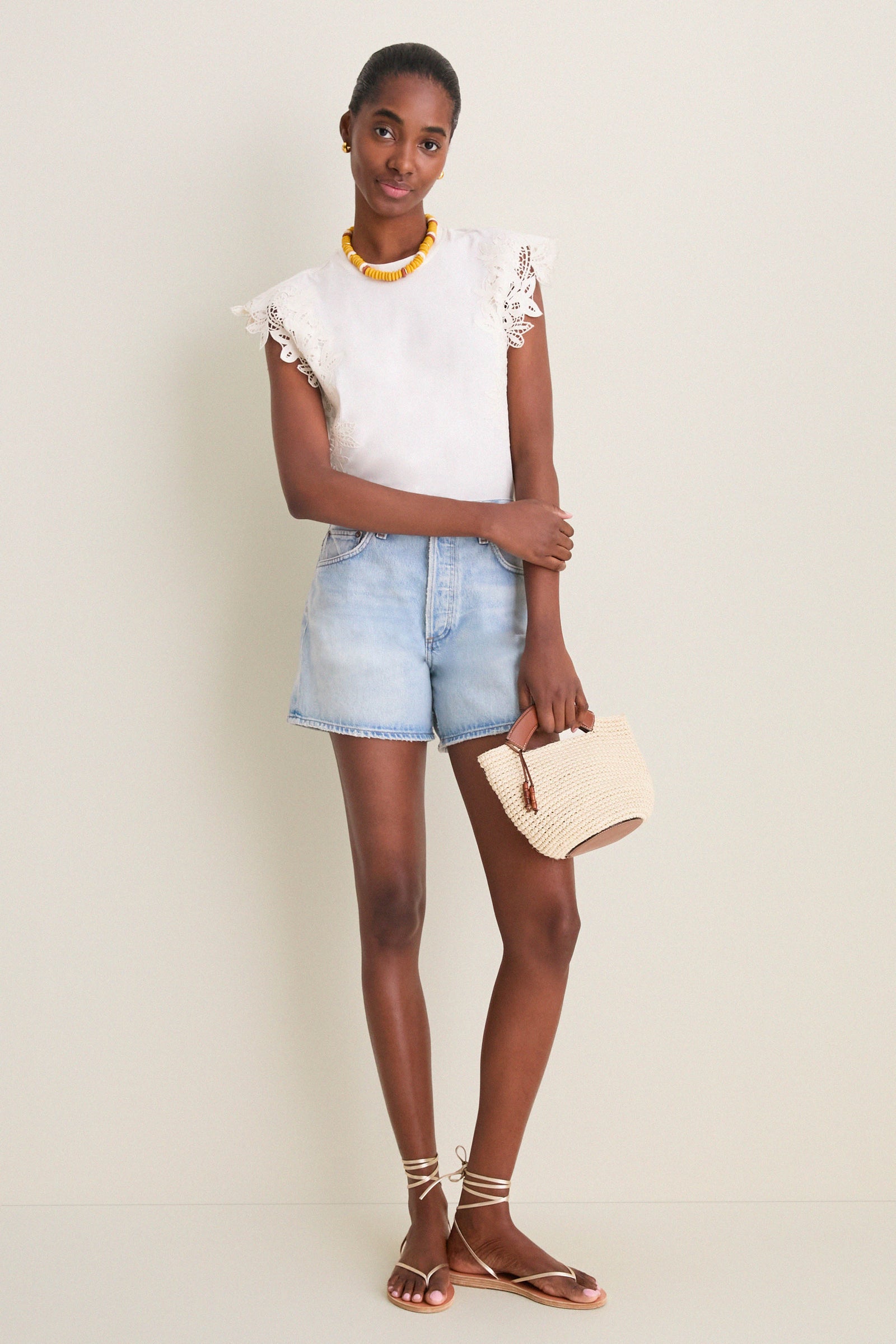 Cream Gwen Tee