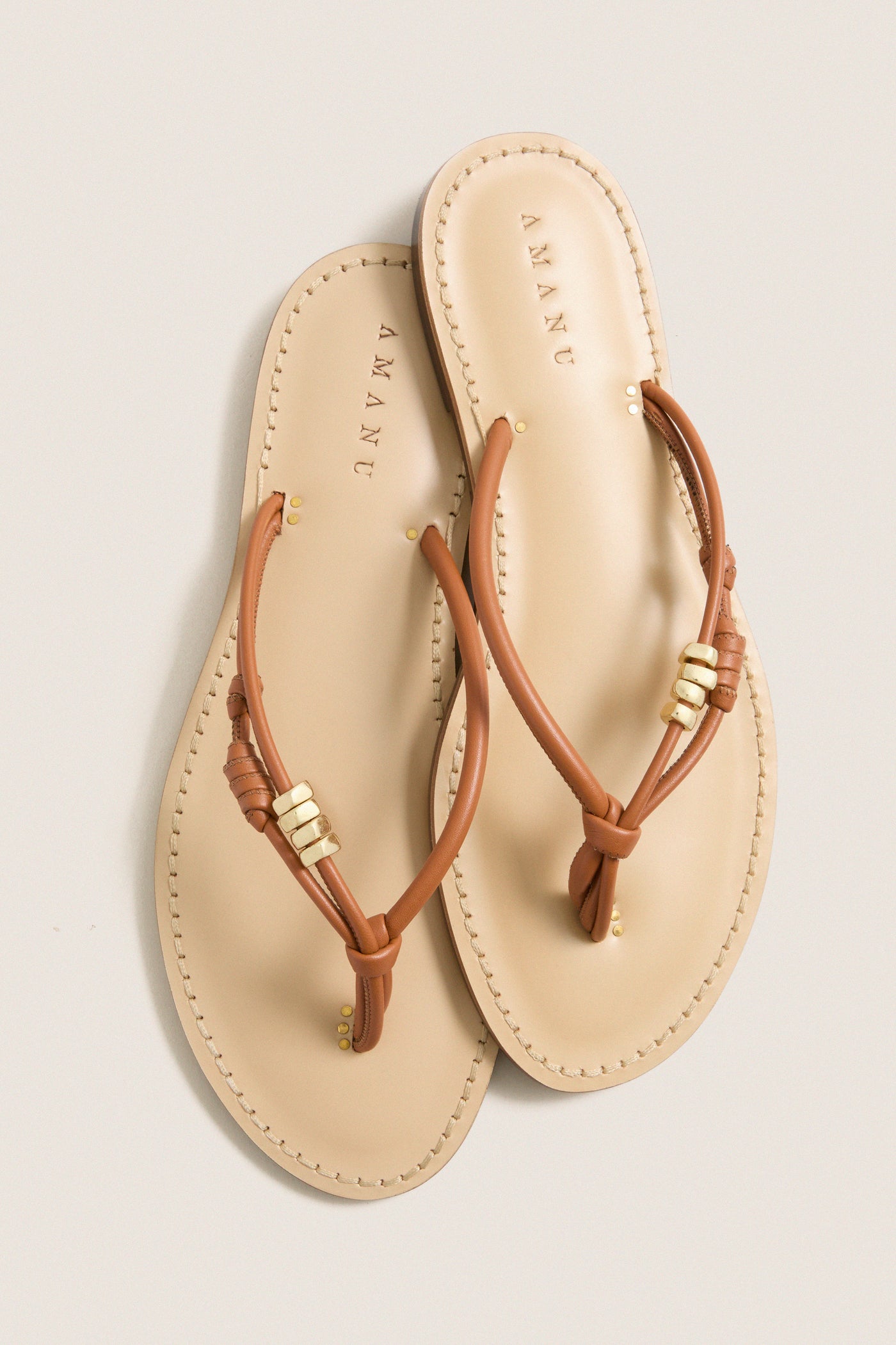 Cognac Kiwayu Sandals