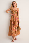 Sand Suede Zambia Stacked Ring Bag