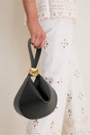 Black Leather Zambia Bag