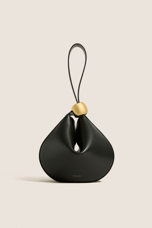 Black Leather Zambia Bag