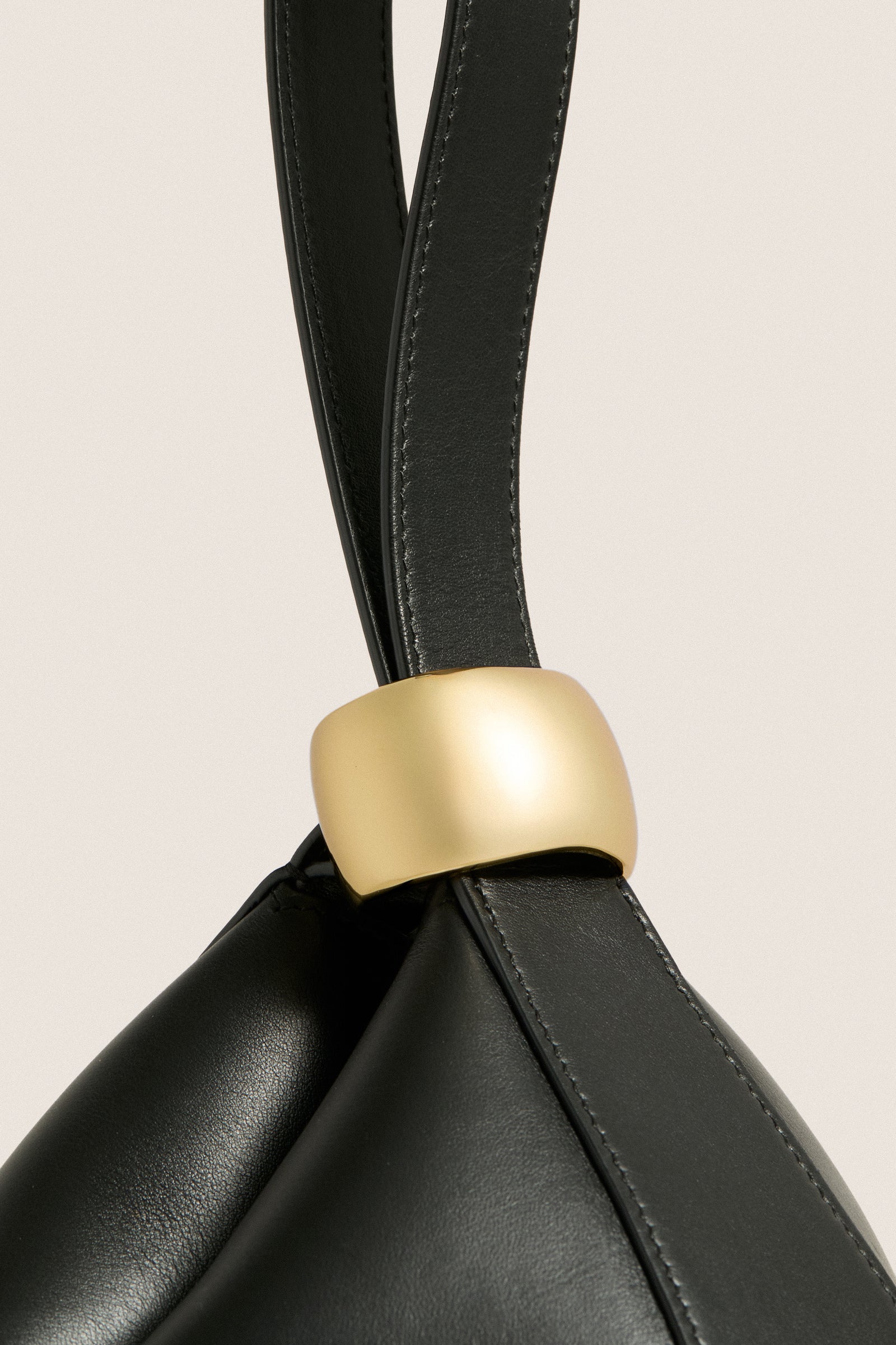 Black Leather Zambia Bag