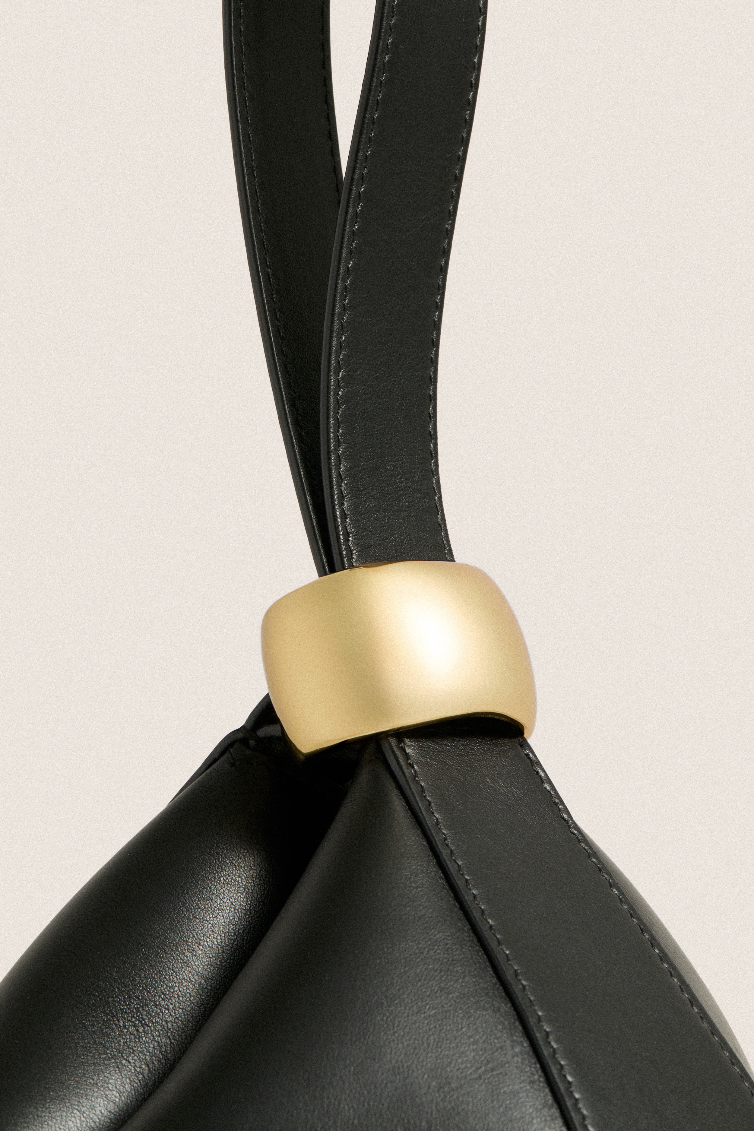 Black Leather Zambia Bag