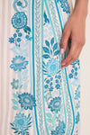 Paisley Stripe Dalton Midi Dress