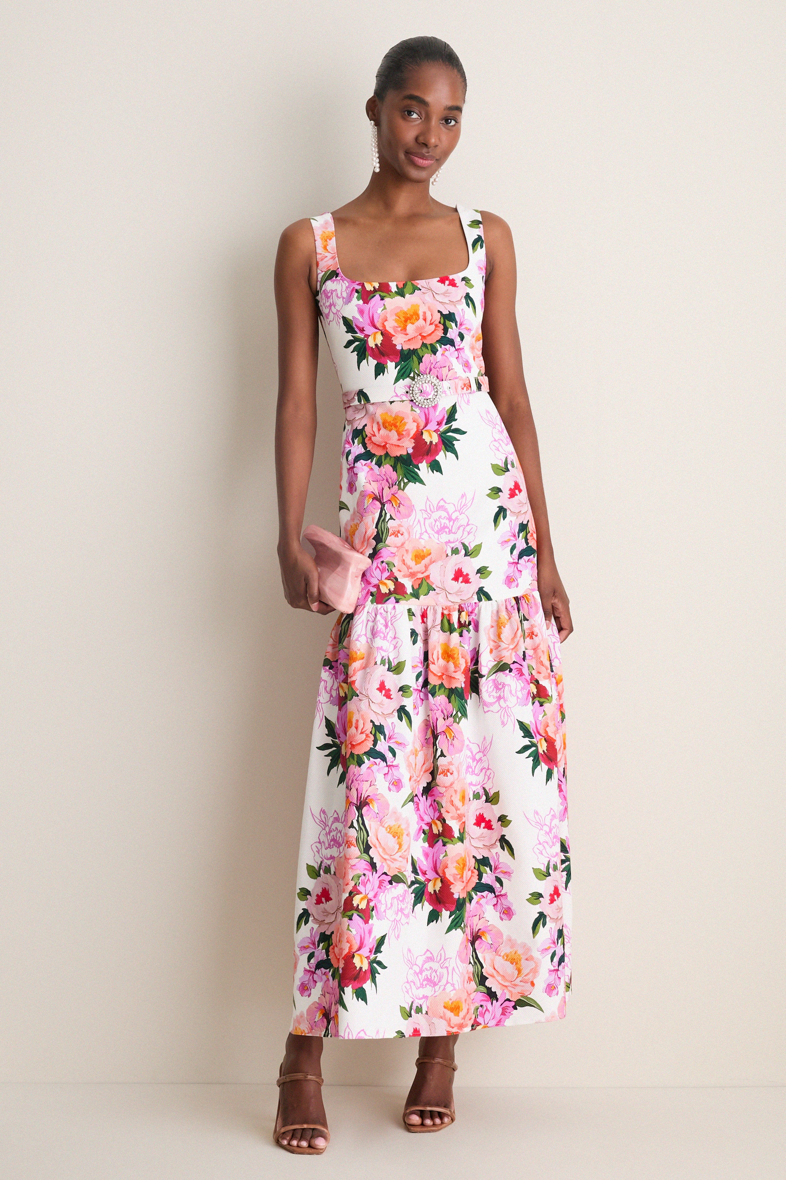 Peony Drip Pique Davie Dress | Borgo de Nor | Tuckernuck