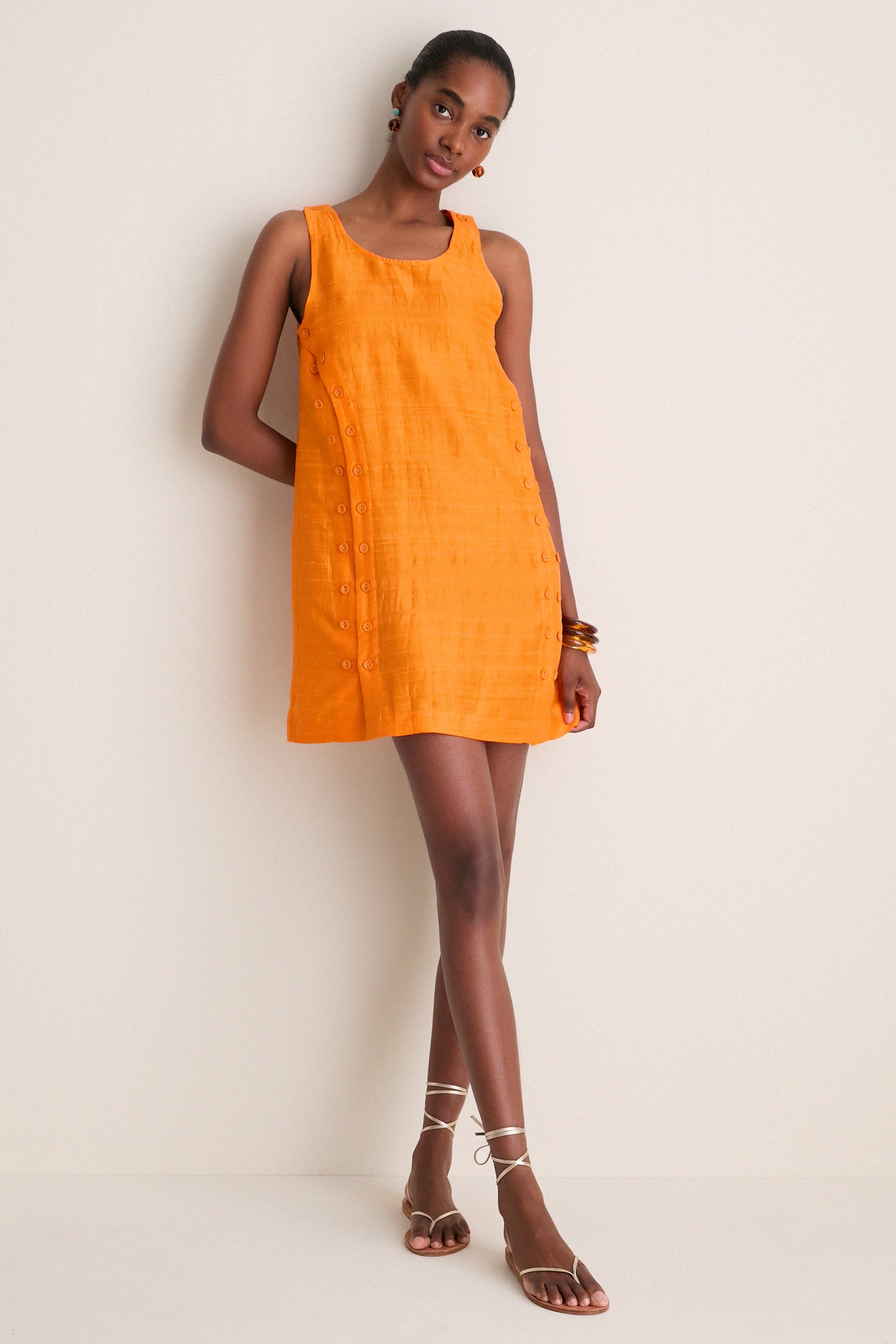 arnhem marigold mini dress Arnhem