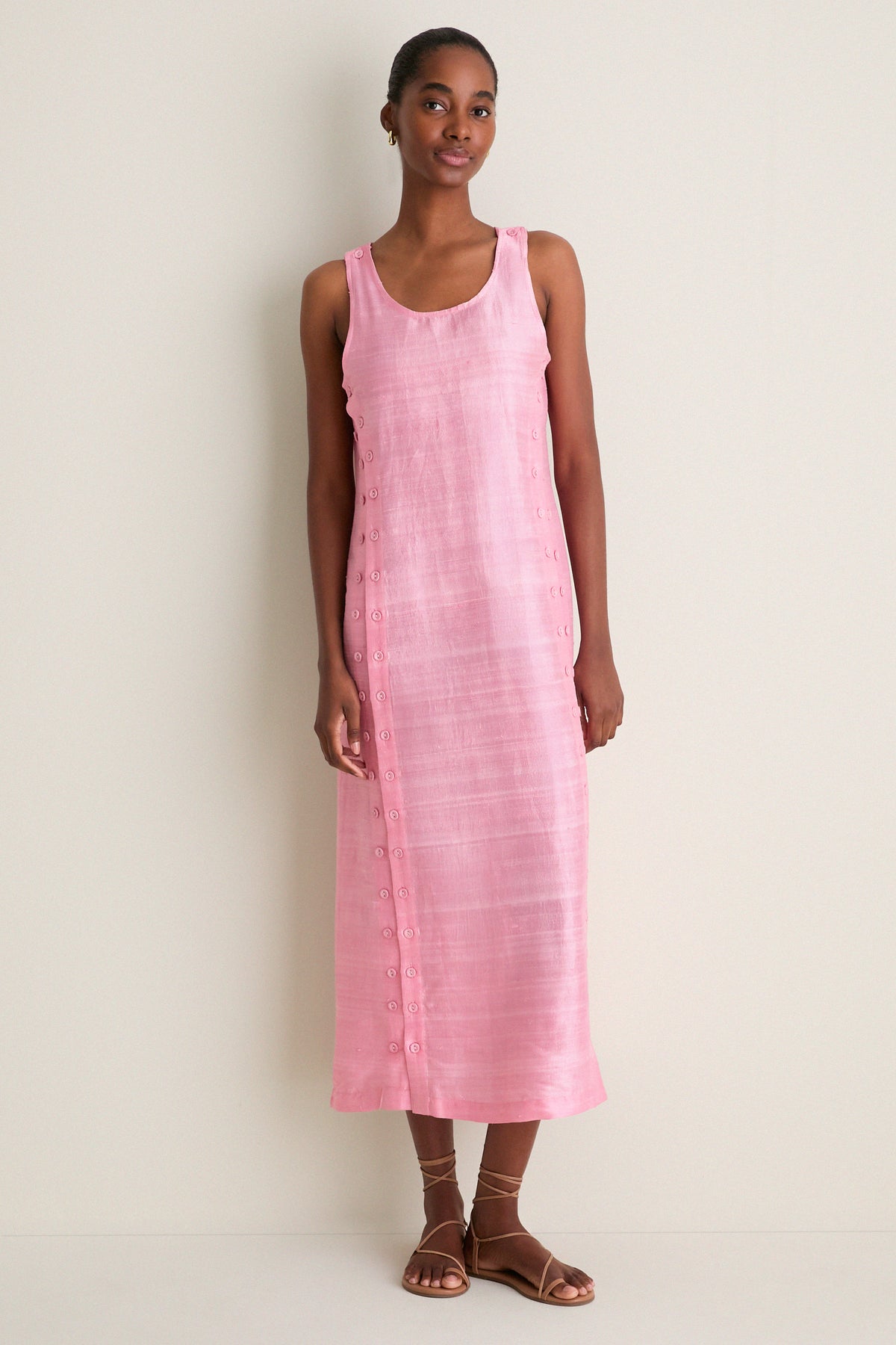 petal pink dress Petal Pink Palmo Midi Dress