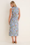 Trellis Bloom Jacquard Manon Dress