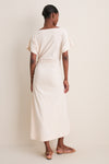 Cream Stripe Jersey Cassia Dress