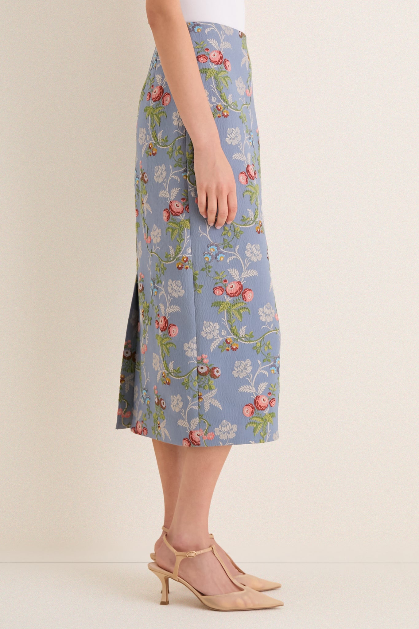 Trellis Bloom Jacquard Ellington Skirt | Tuckernuck