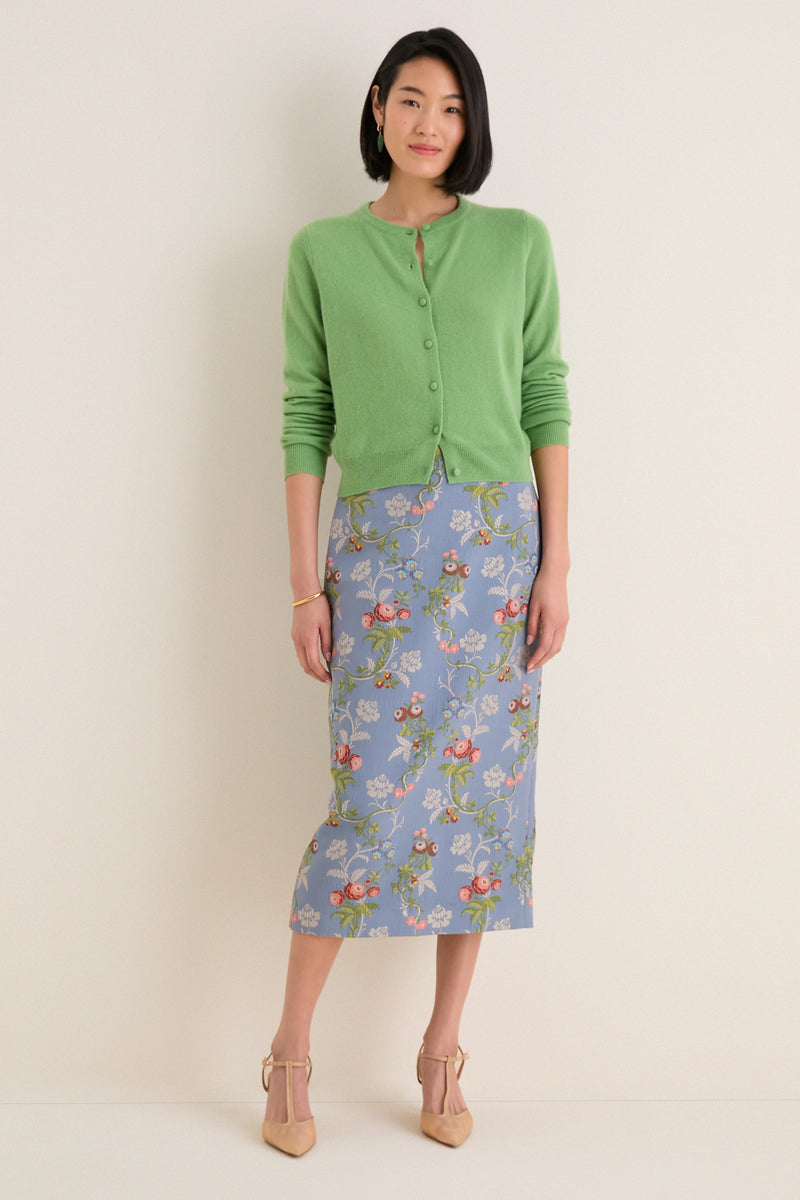 Trellis Bloom Jacquard Ellington Skirt