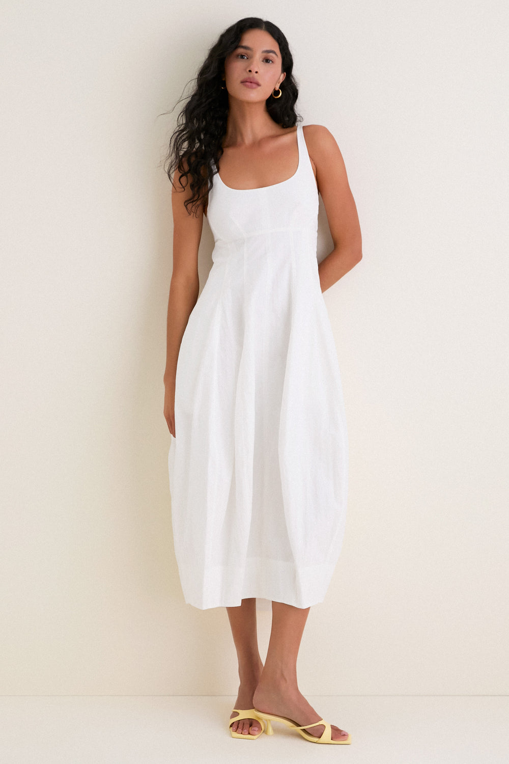 boned midi dress Melody Bone Eyelet Midi Dress