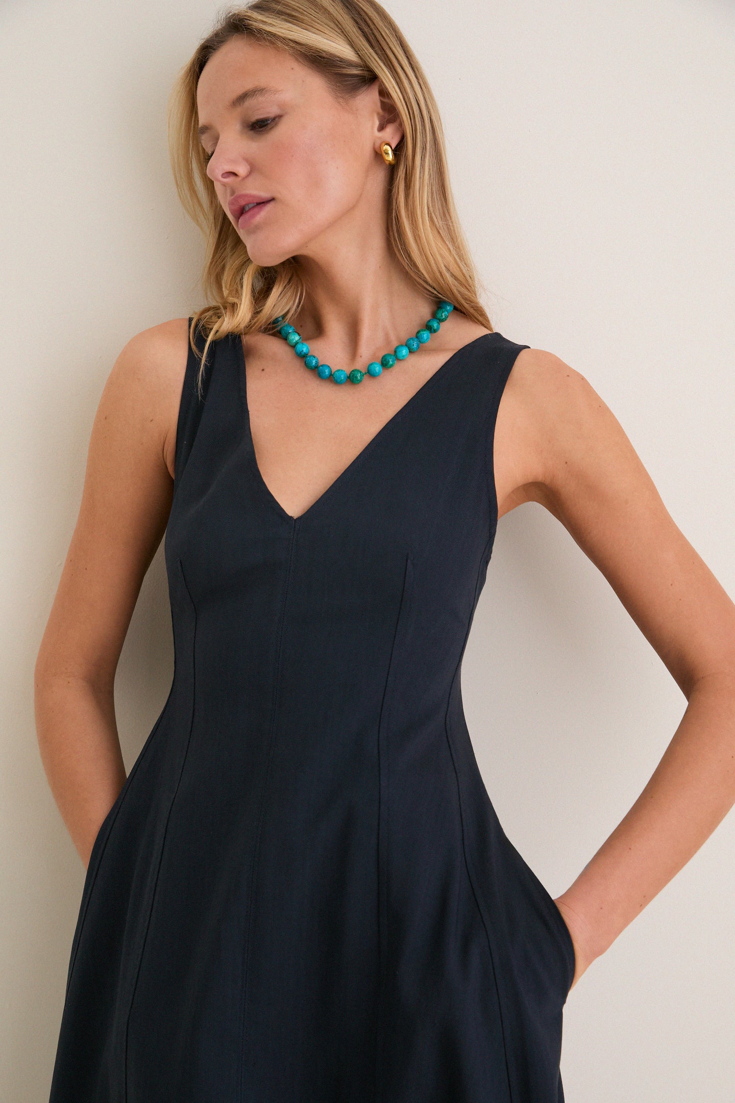 Night Blue Clara Dress