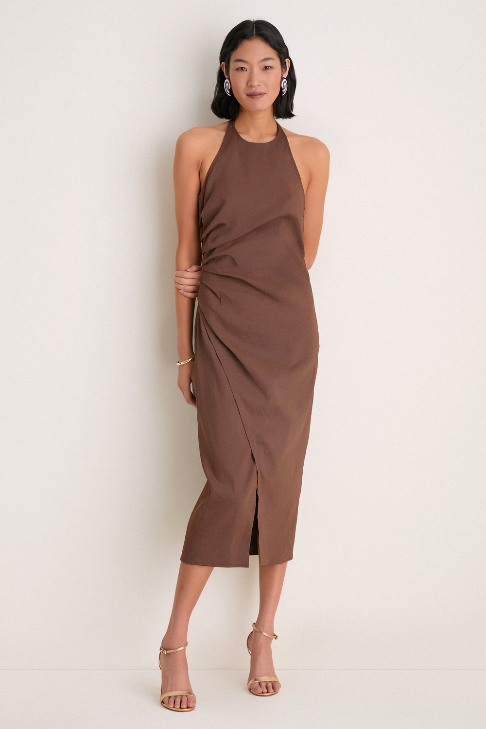 70's style cocktail dresses Milk Chocolate Sylvie Dress