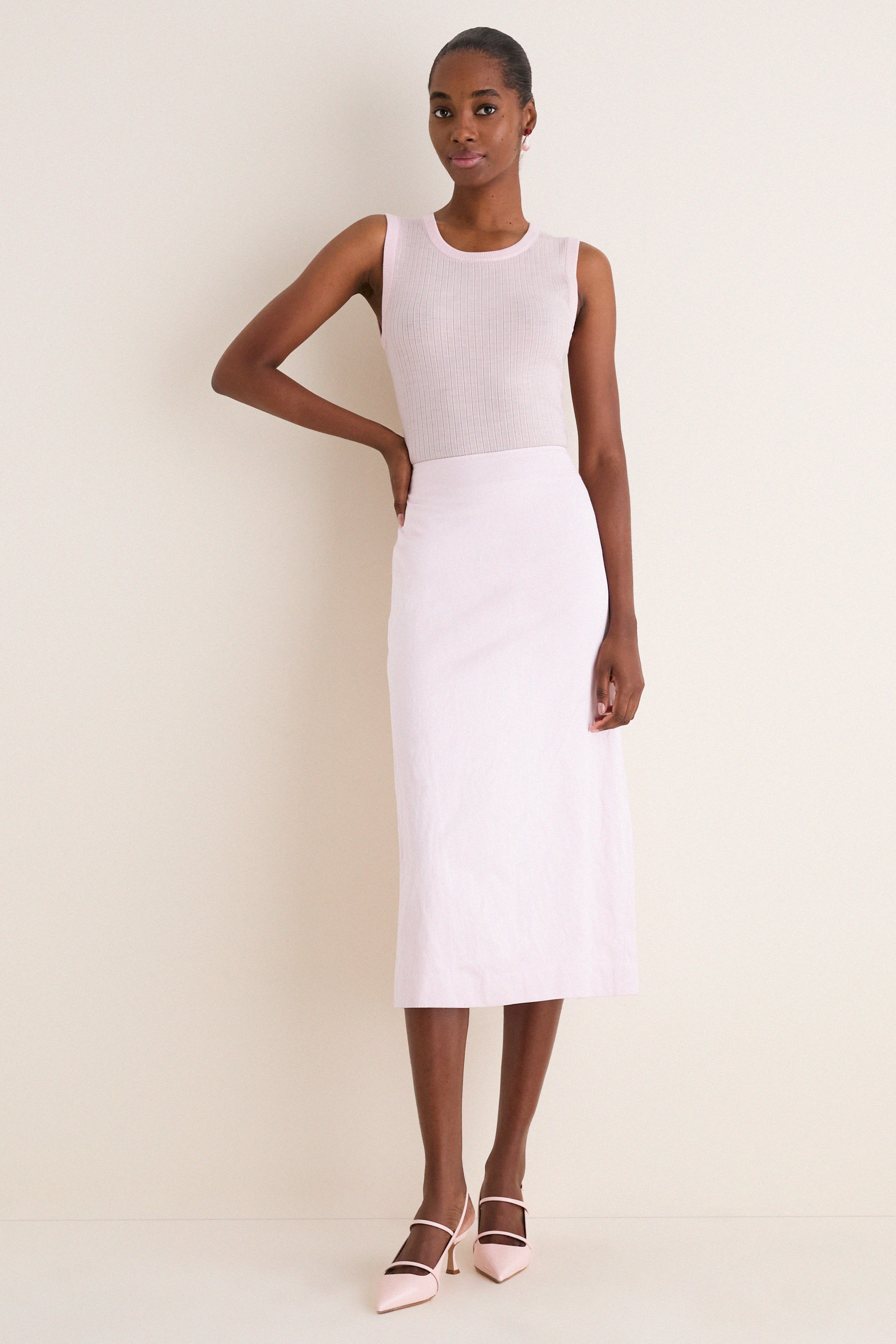 Cherry Blossom Phoebe Midi Skirt | A.L.C.