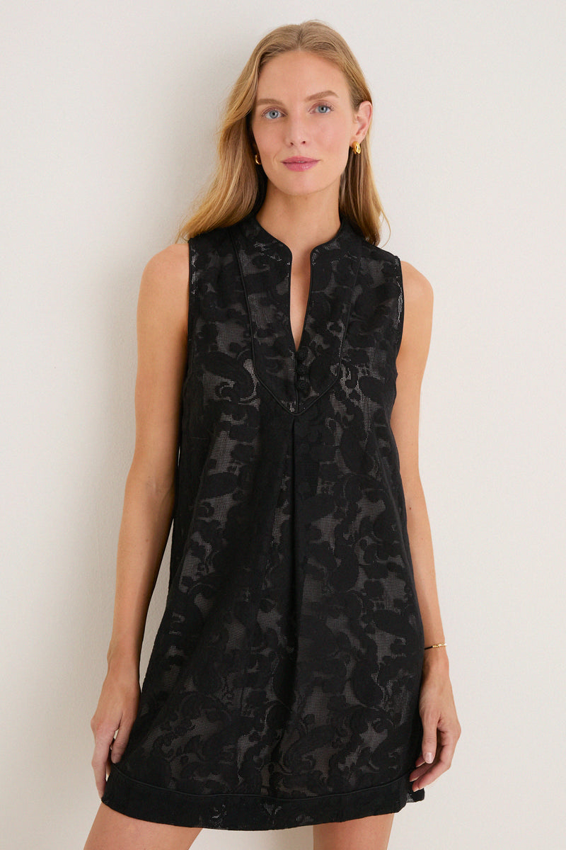 Black Lace Haines Mini Dress