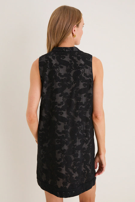 Black Lace Haines Mini Dress