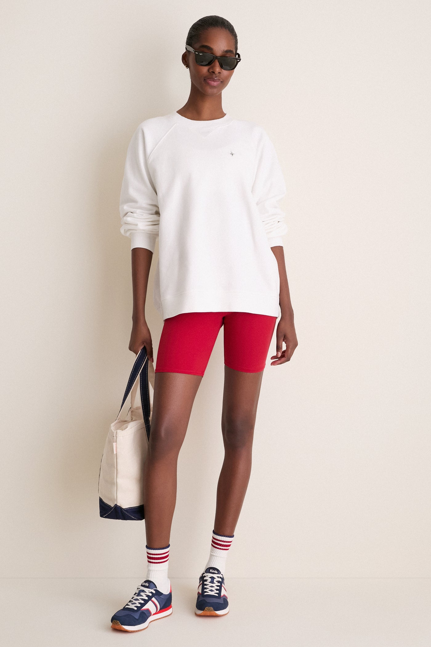 White Katarina Crewneck