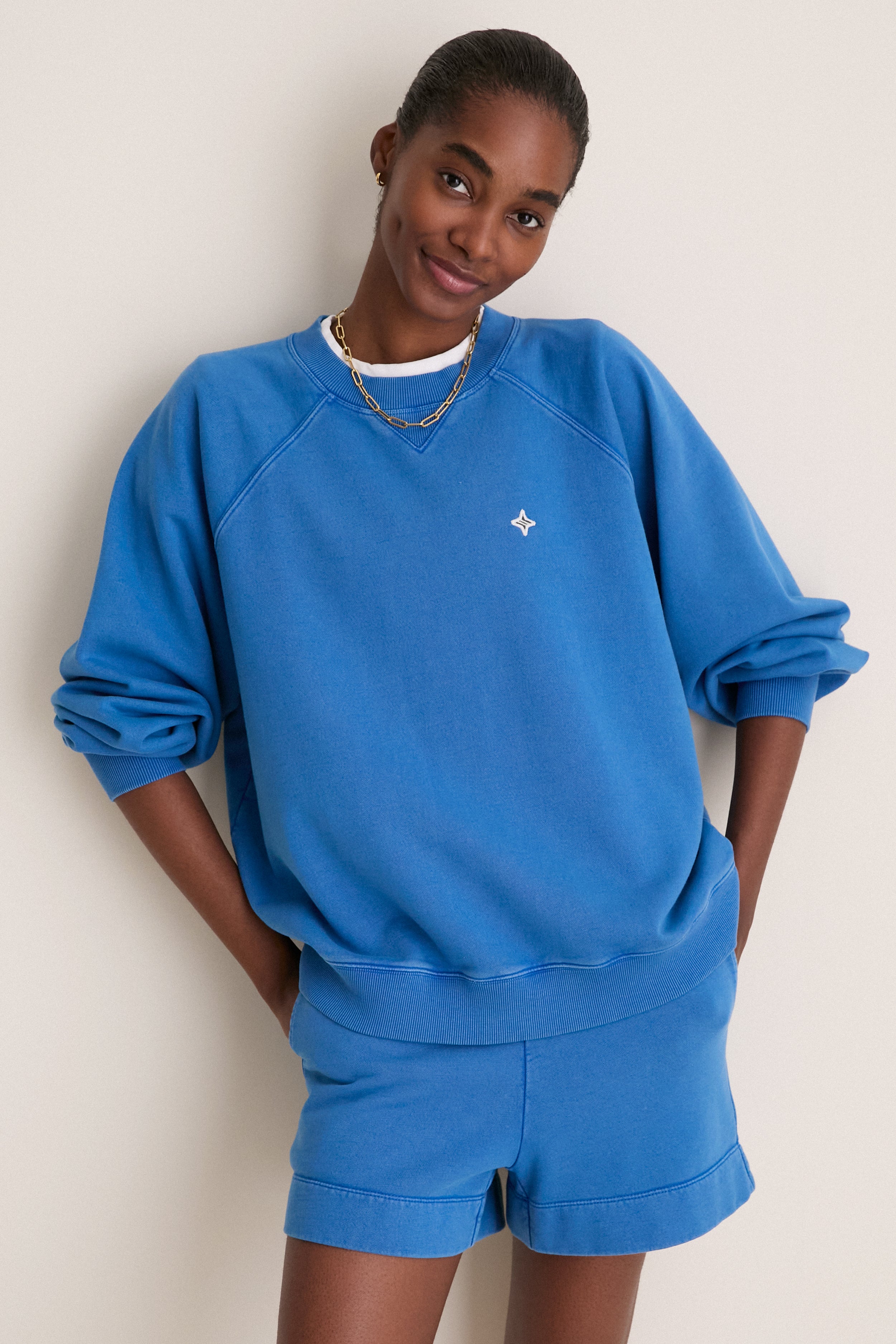 Washed Riverside Katarina Crewneck
