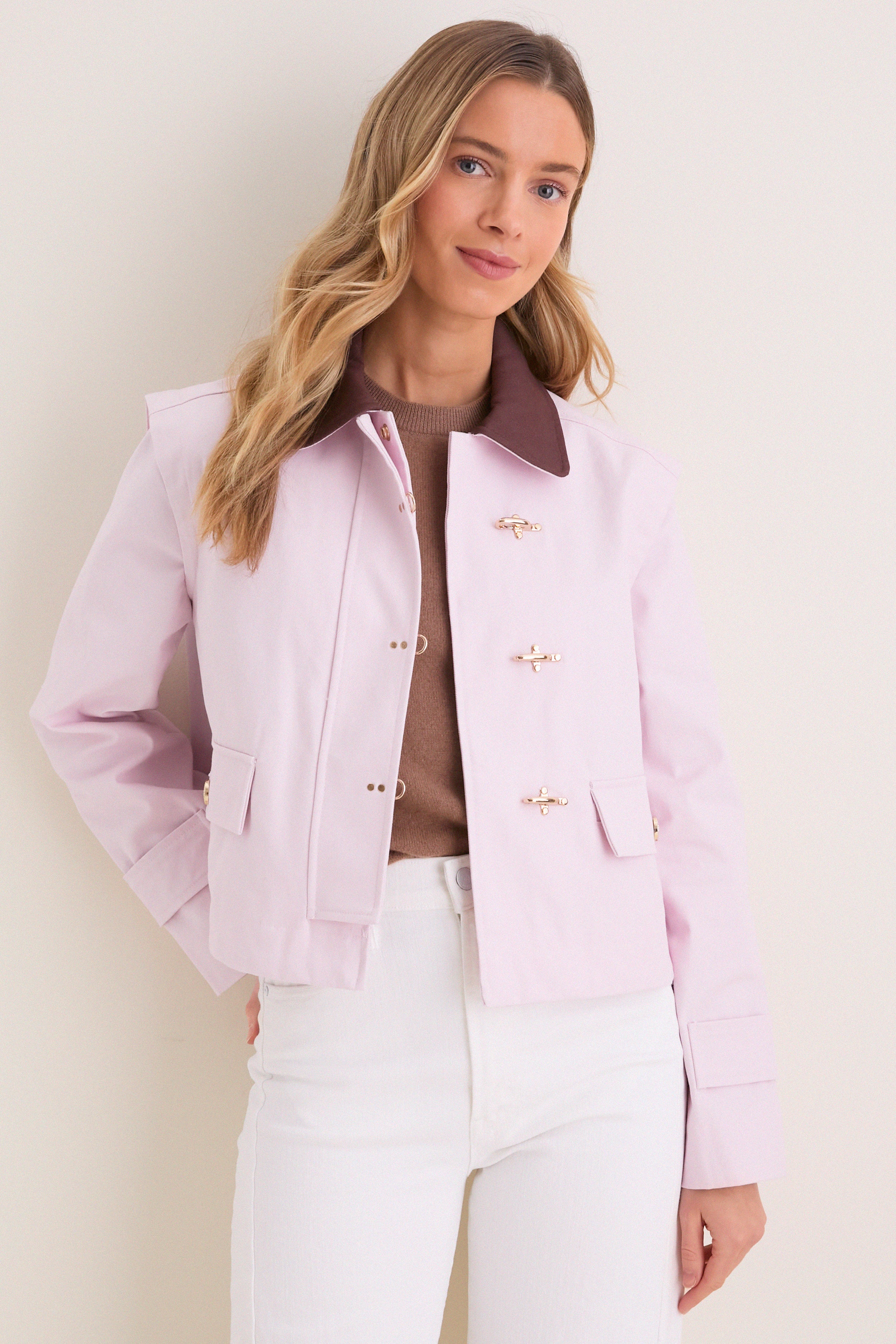 Light Pink Clarisse Barn Jacket | Hill House Home