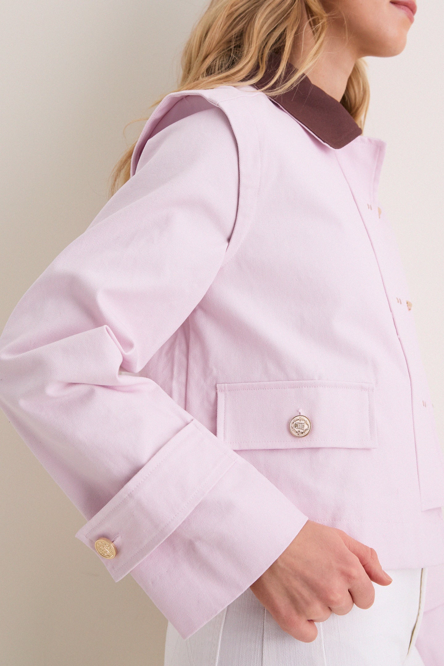 Light Pink Clarisse Barn Jacket