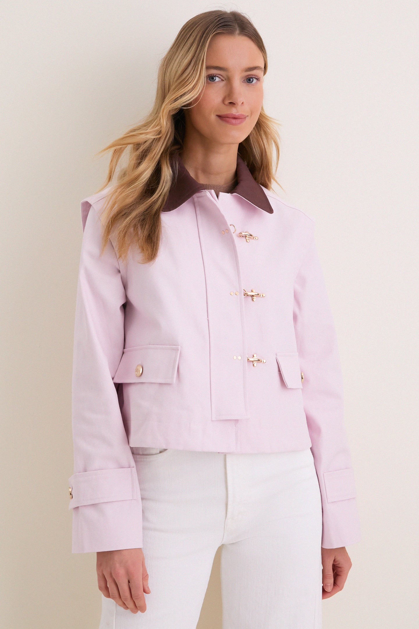 Light Pink Clarisse Barn Jacket