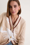 Sandstone Cotton Lobster Lauren Cardigan