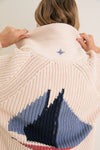 Sandstone Cotton Sailboat Charlie Cardigan