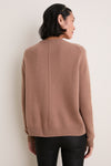 Mocha Cashmere Boyfriend Bodie Crewneck
