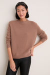 Mocha Cashmere Boyfriend Bodie Crewneck