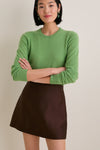 Pistachio Cashmere Crewneck Sweater