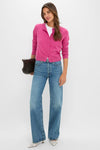 Raspberry Cashmere Riley Cardigan