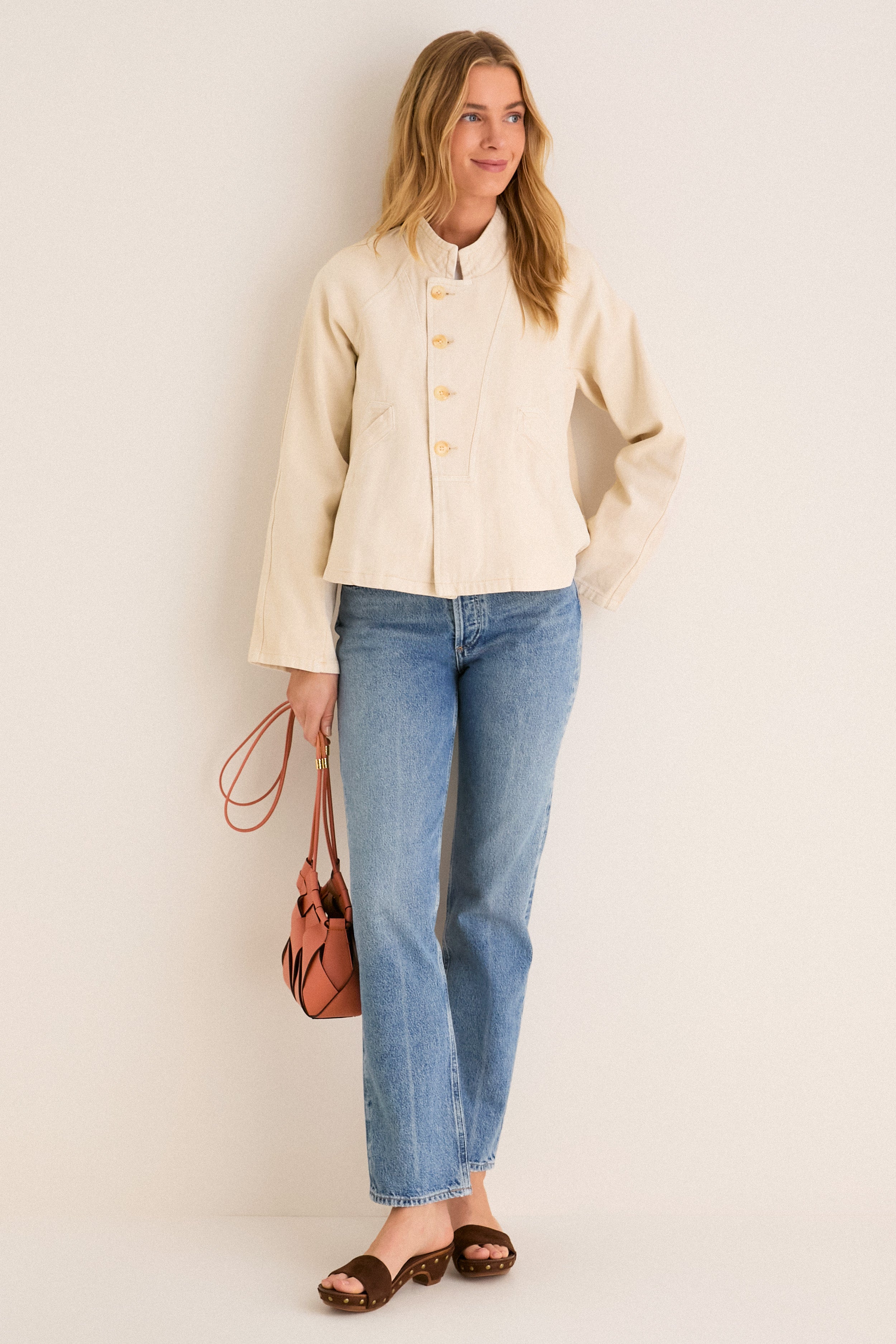 Creme Canvas Ripley Jacket