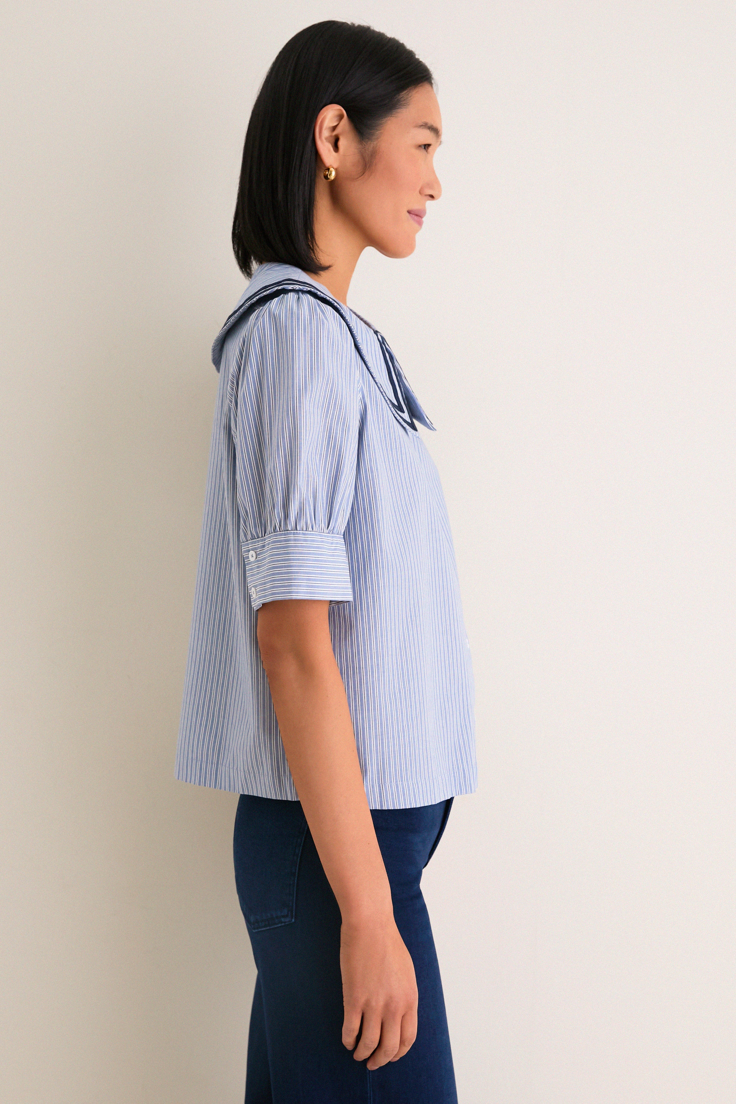 Parisian Stripe Renee Blouse