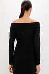 Black Ponte Off the Shoulder Mara Top