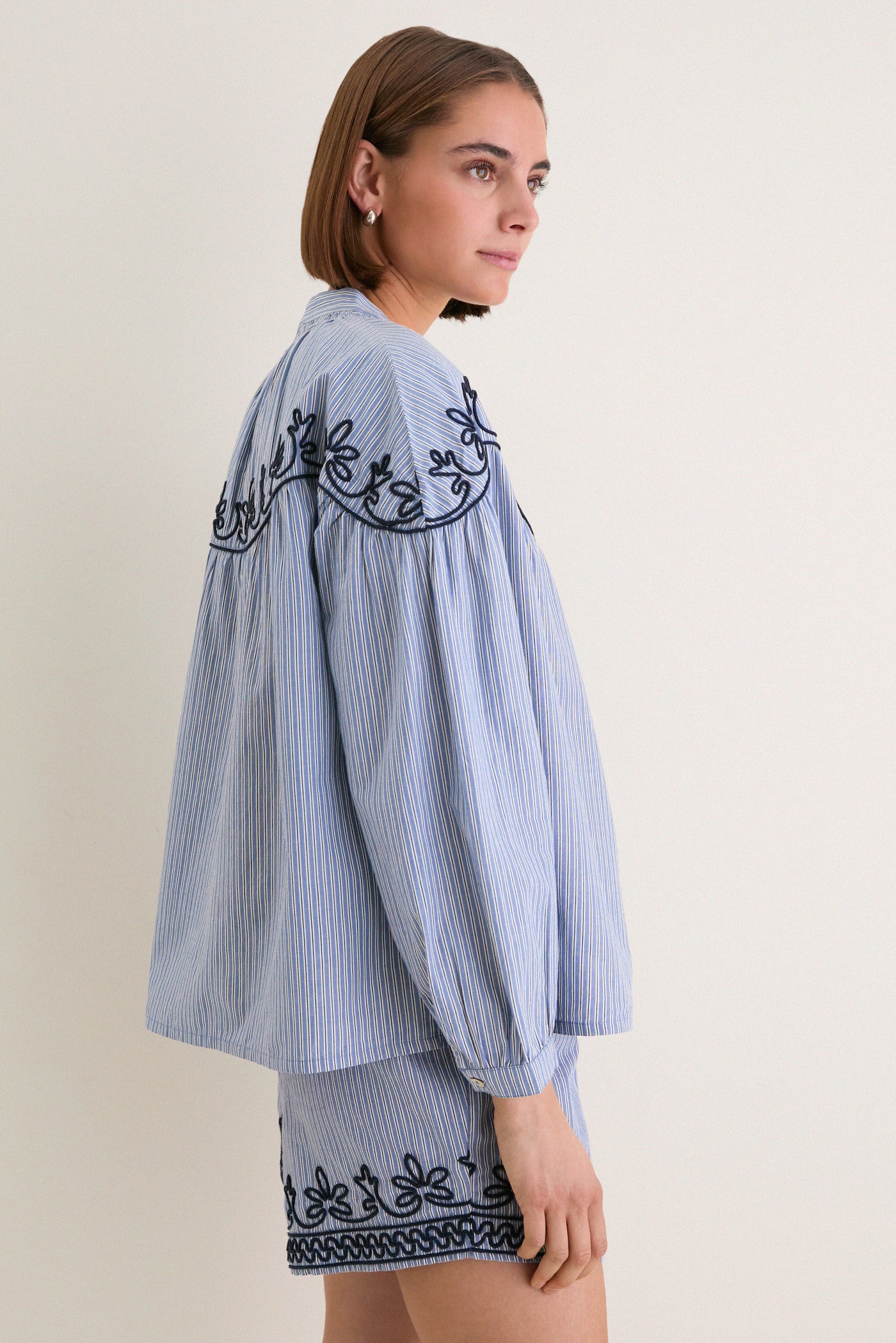 Soutache Embroidered Jacques Blouse