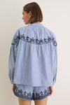 Soutache Embroidered Jacques Blouse