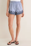 Soutache Embroidered Ava Shorts
