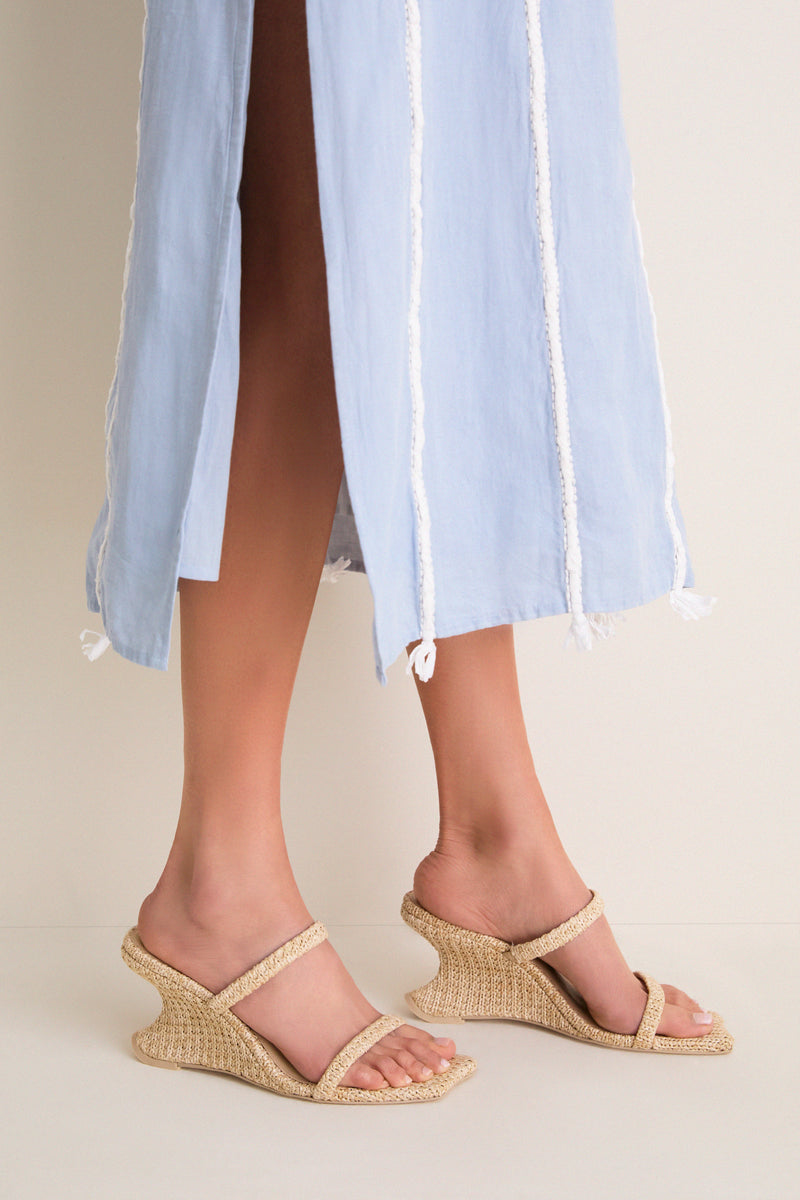 Natural Raven Mid Heel