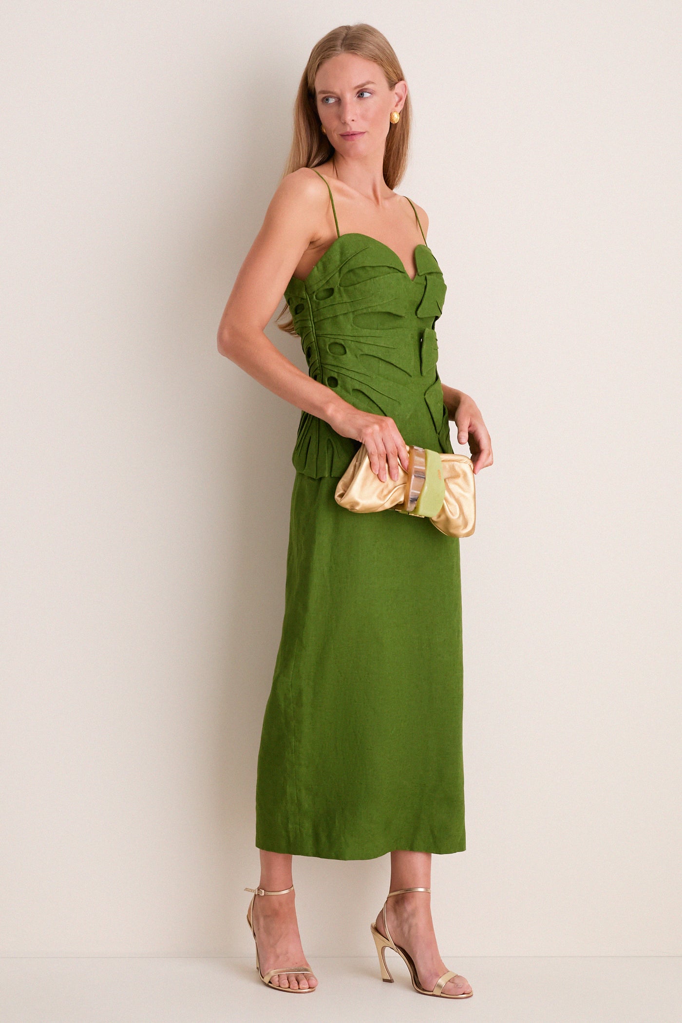Cult Gaia - Julita Convertible Clutch - Brass Cult Gaia - Julita Convertible Clutch - Brass