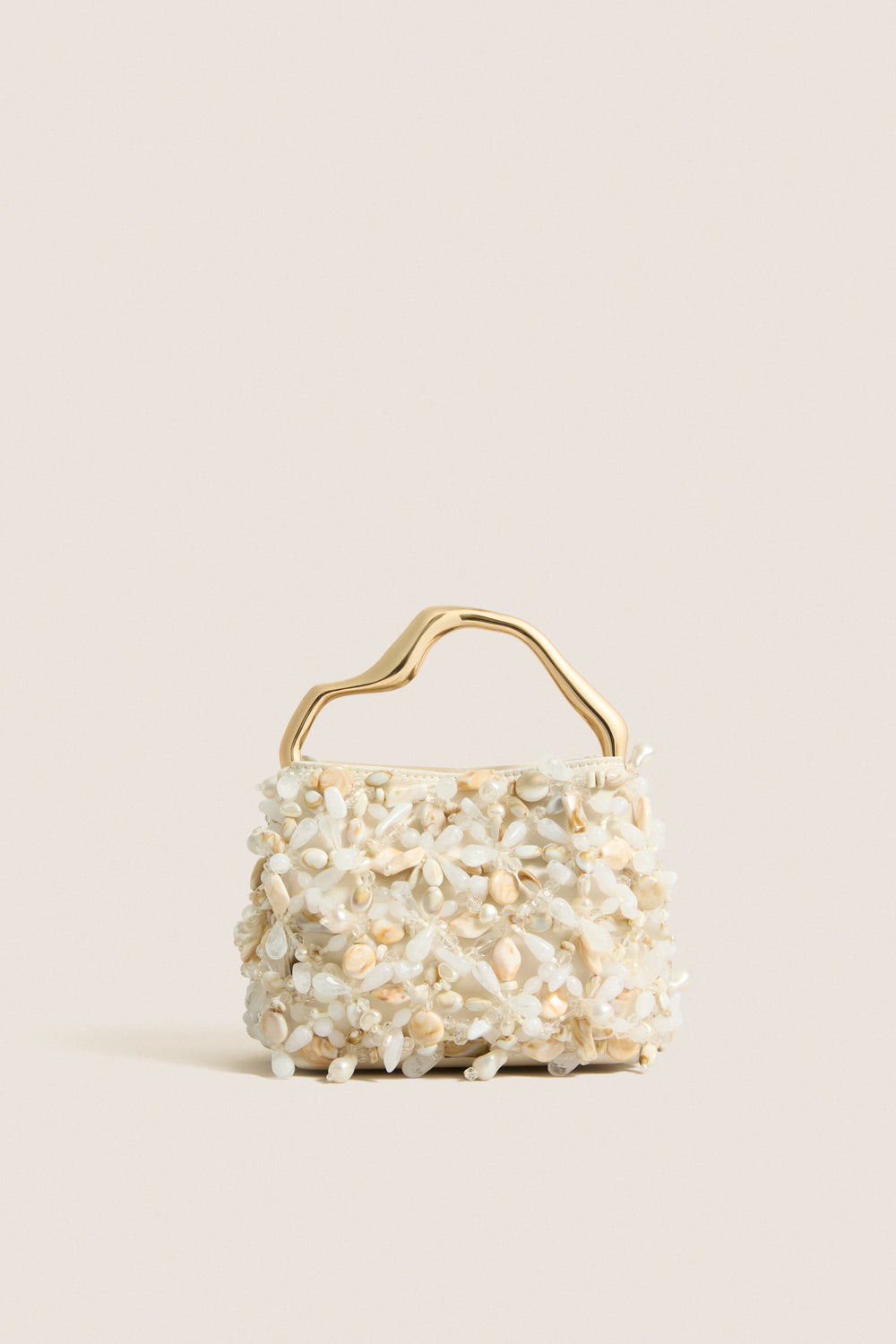 Off White Multi Solene Mini Top Handle
