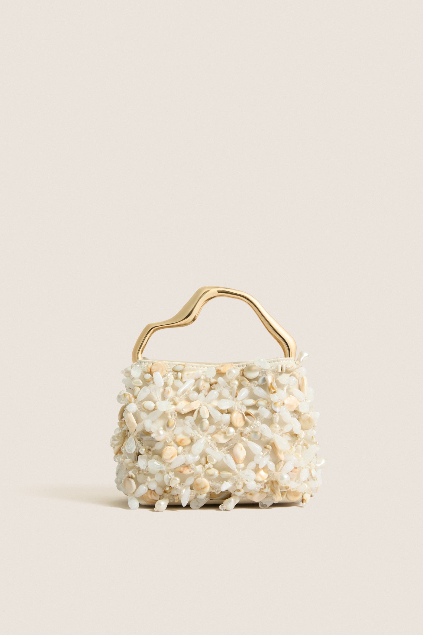 Off White Multi Solene Mini Top Handle