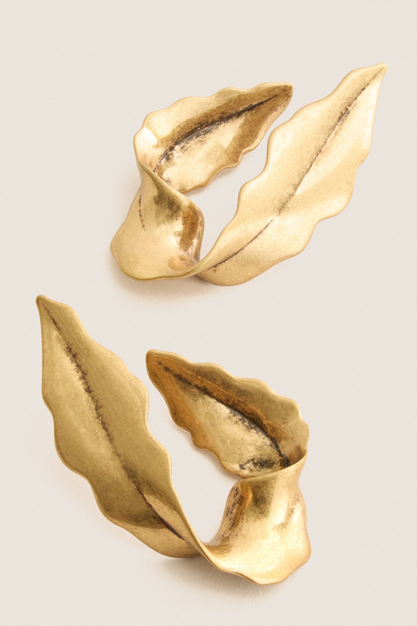 Antique Brass Giada Earrings